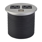 High Safety Round Power Socket , Round Receptacle Outlet Automatically Ectronics Protection